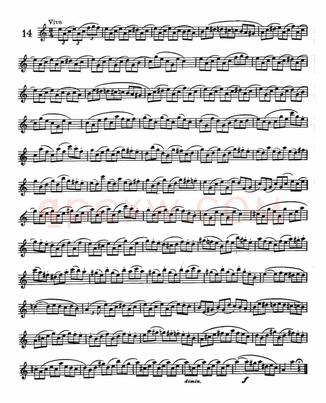 25 Daily Exercices for Saxophone（9—17）