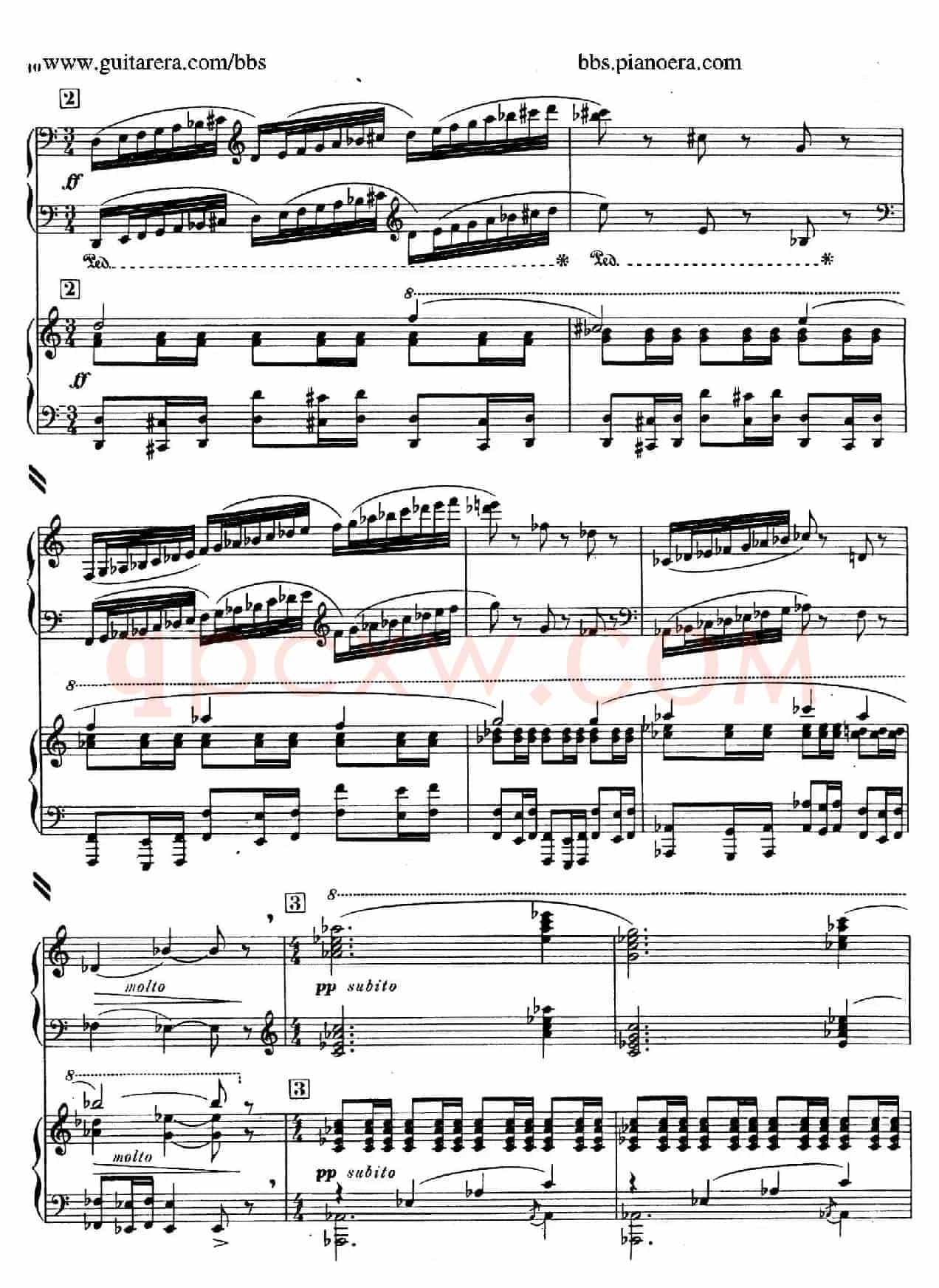 Piano Concerto in c-sharp Minor(升c小调钢琴协奏曲·第二乐章)
