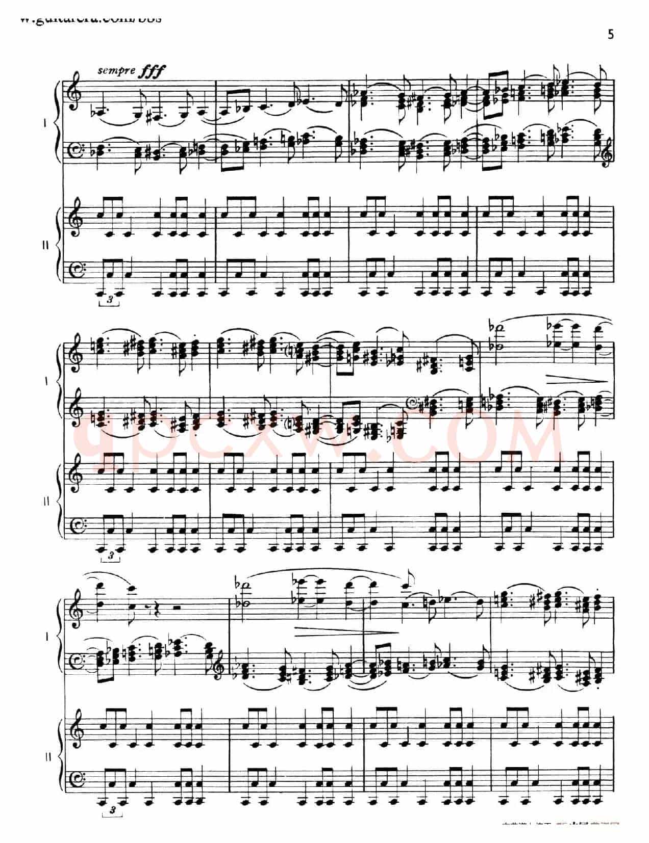 The Planets Op.32(双钢琴)(行星·第一乐章 火星—战争使者)