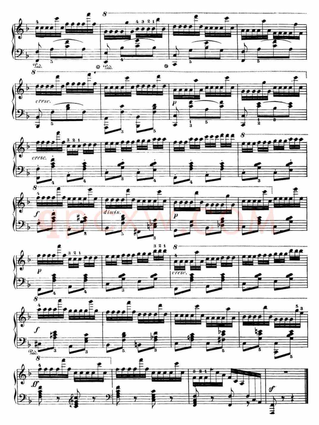50首车尔尼Op.740钢琴手指灵巧技术练习曲（NO.35）