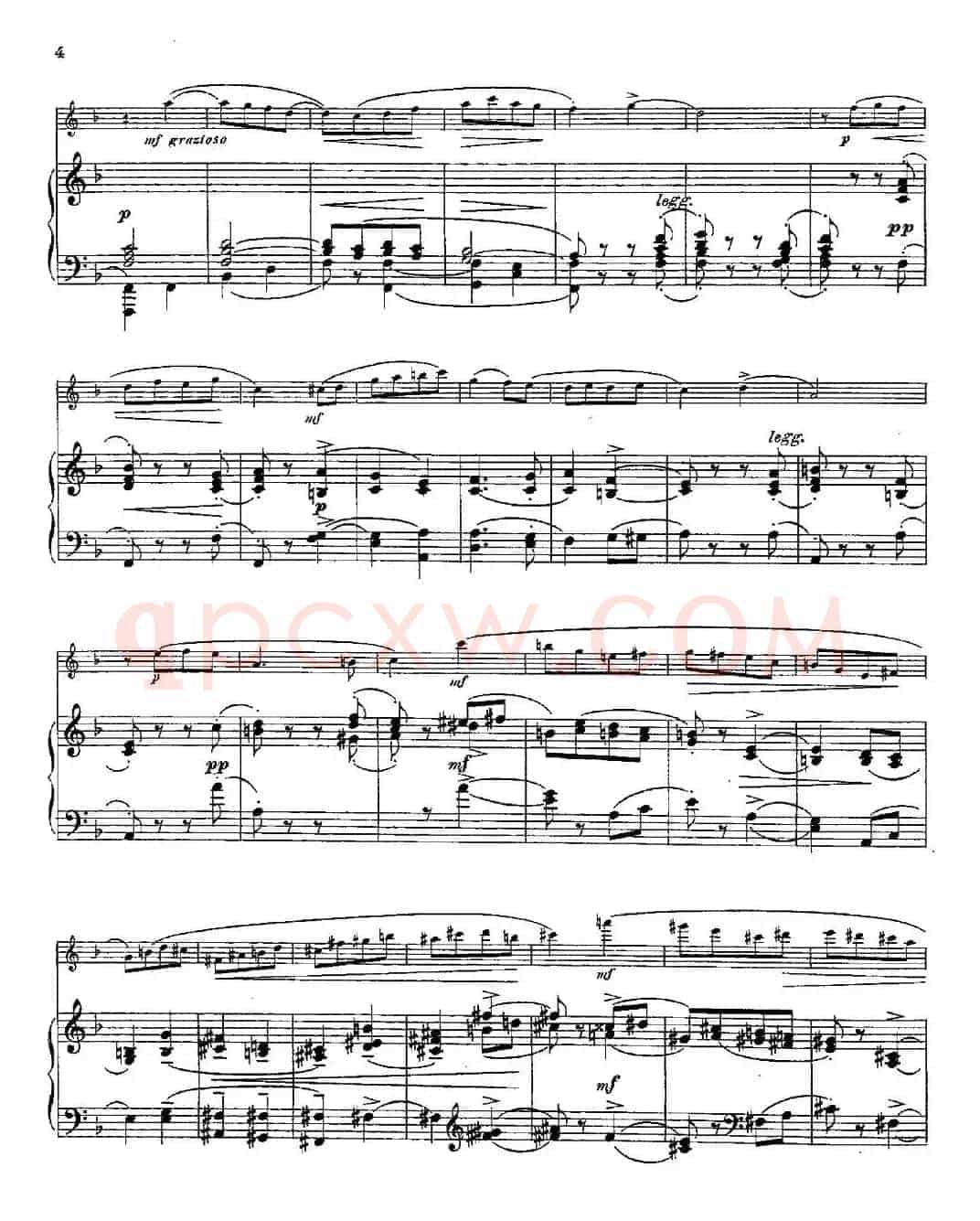 Le Tourbillon（Op.57 No.3）（长笛+钢琴伴奏）