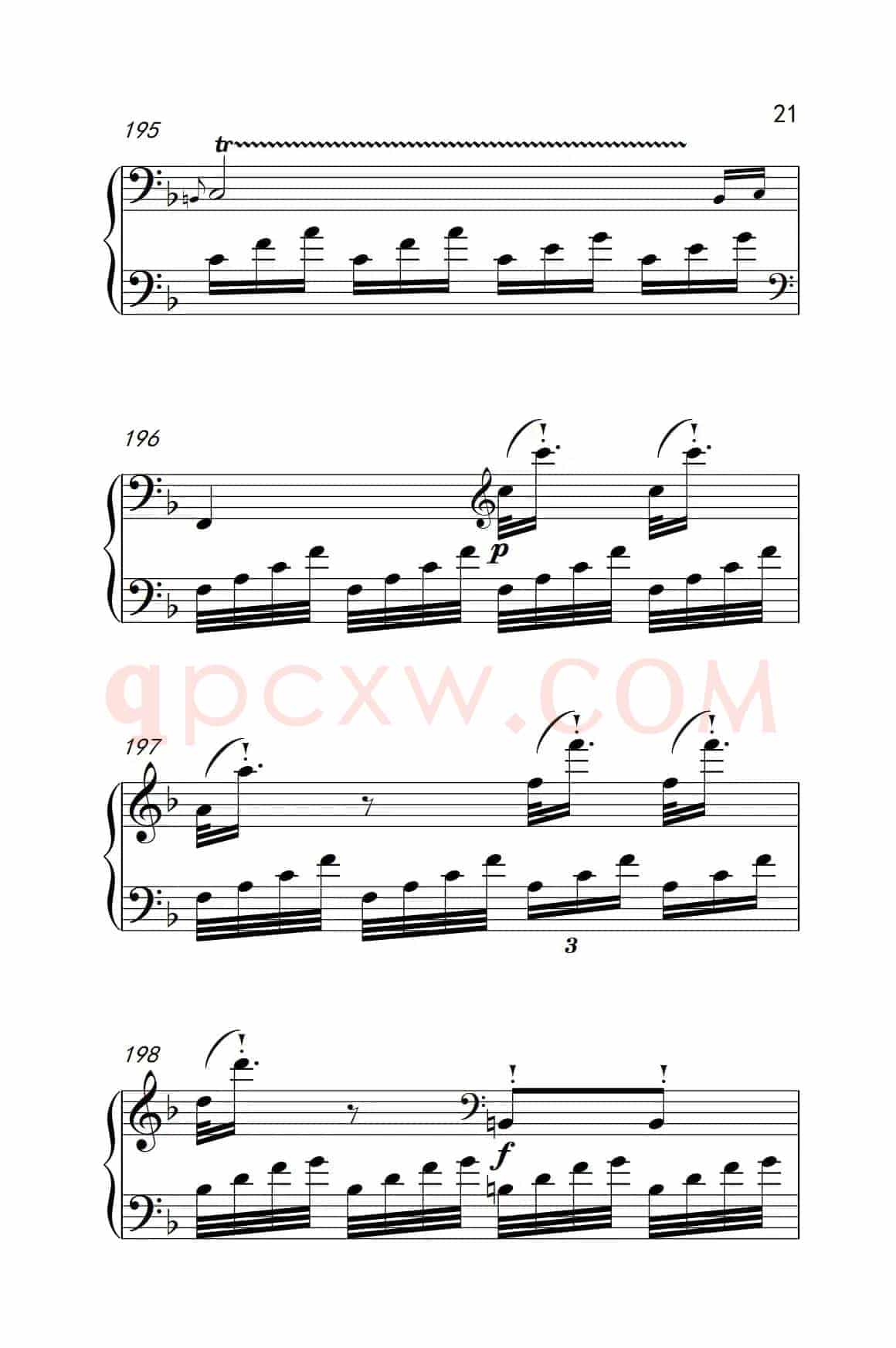 奏鸣曲 Opus 10 Nr.2 第一乐章（贝多芬奏鸣曲集 2）