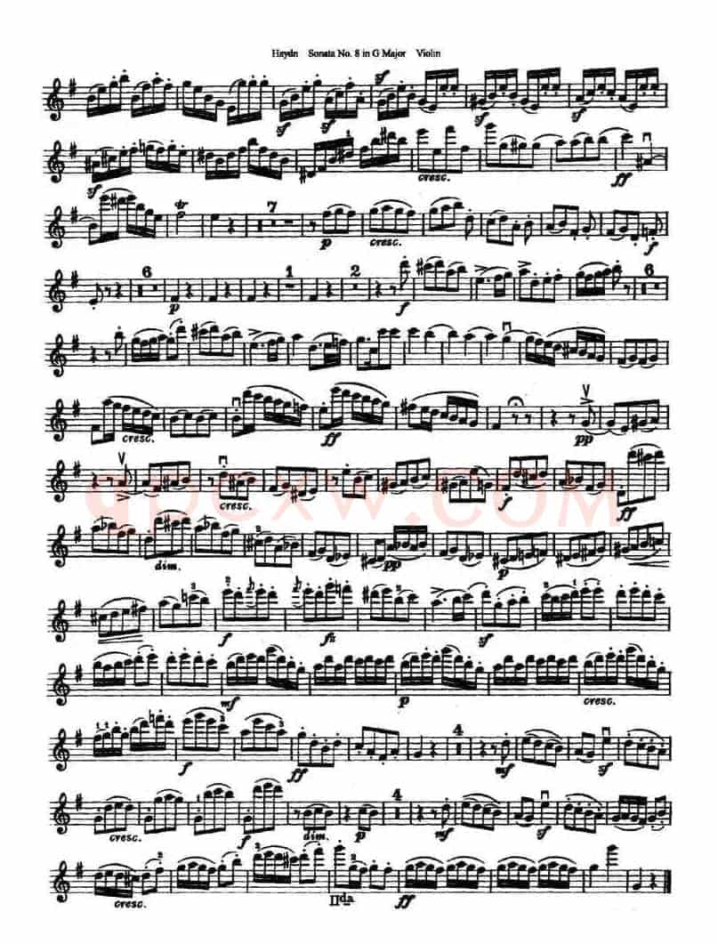 Soata No.8. in G Major