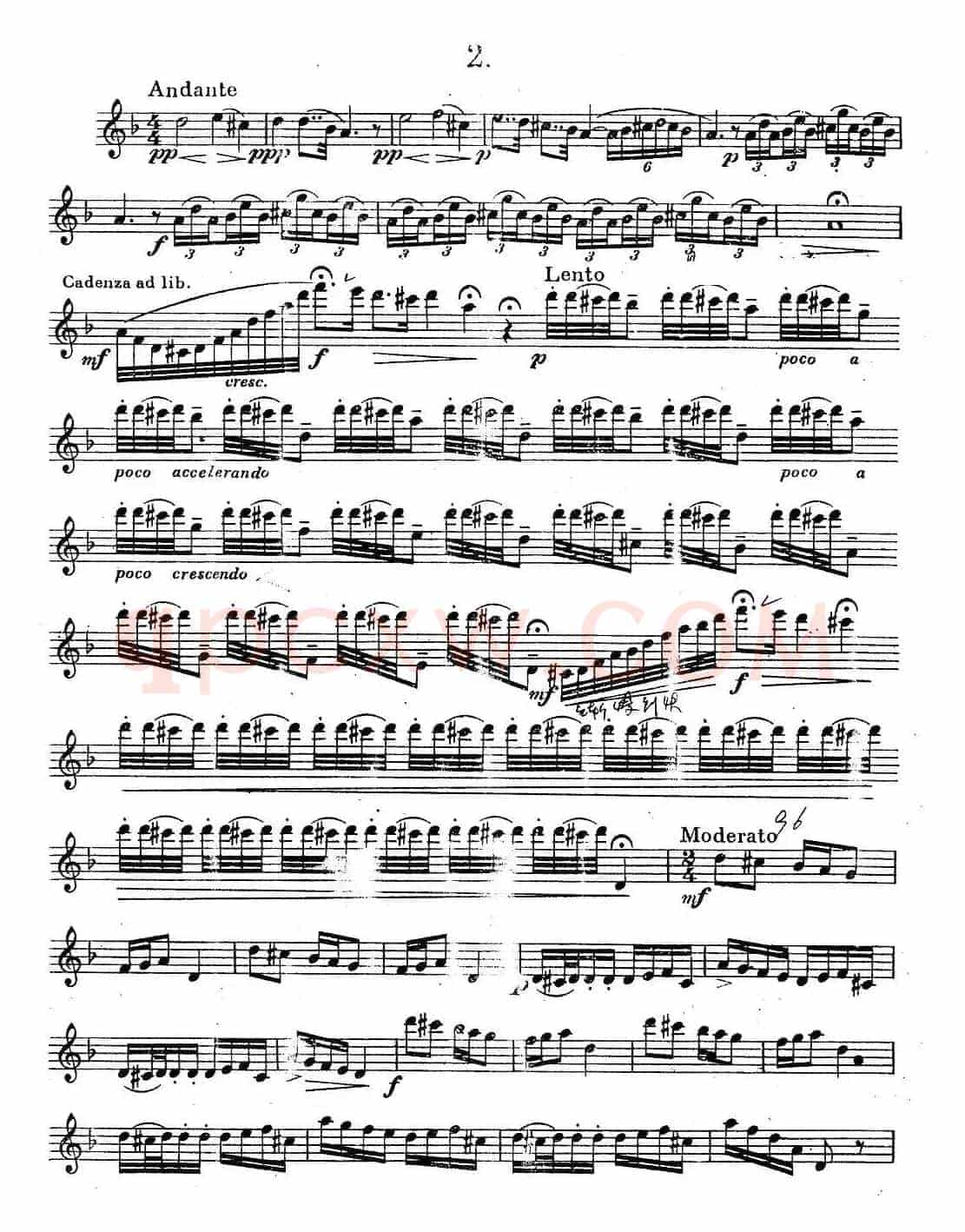 奇特克-萨克斯练习曲之二（ETUDY PRO SAXOPHON - FR ZITRK.op.3）