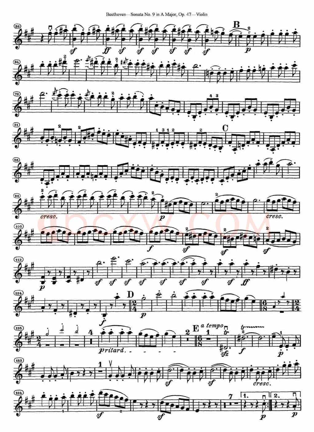 Violin Sonata No.9 in A Major Op.47