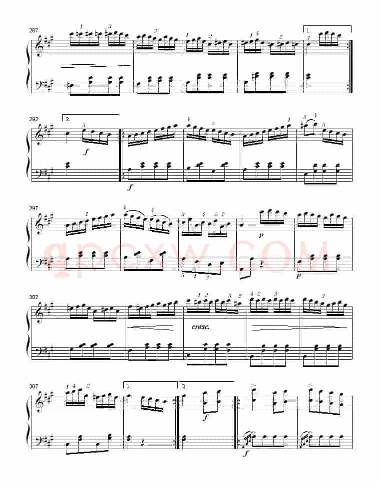 A大调钢琴奏鸣曲