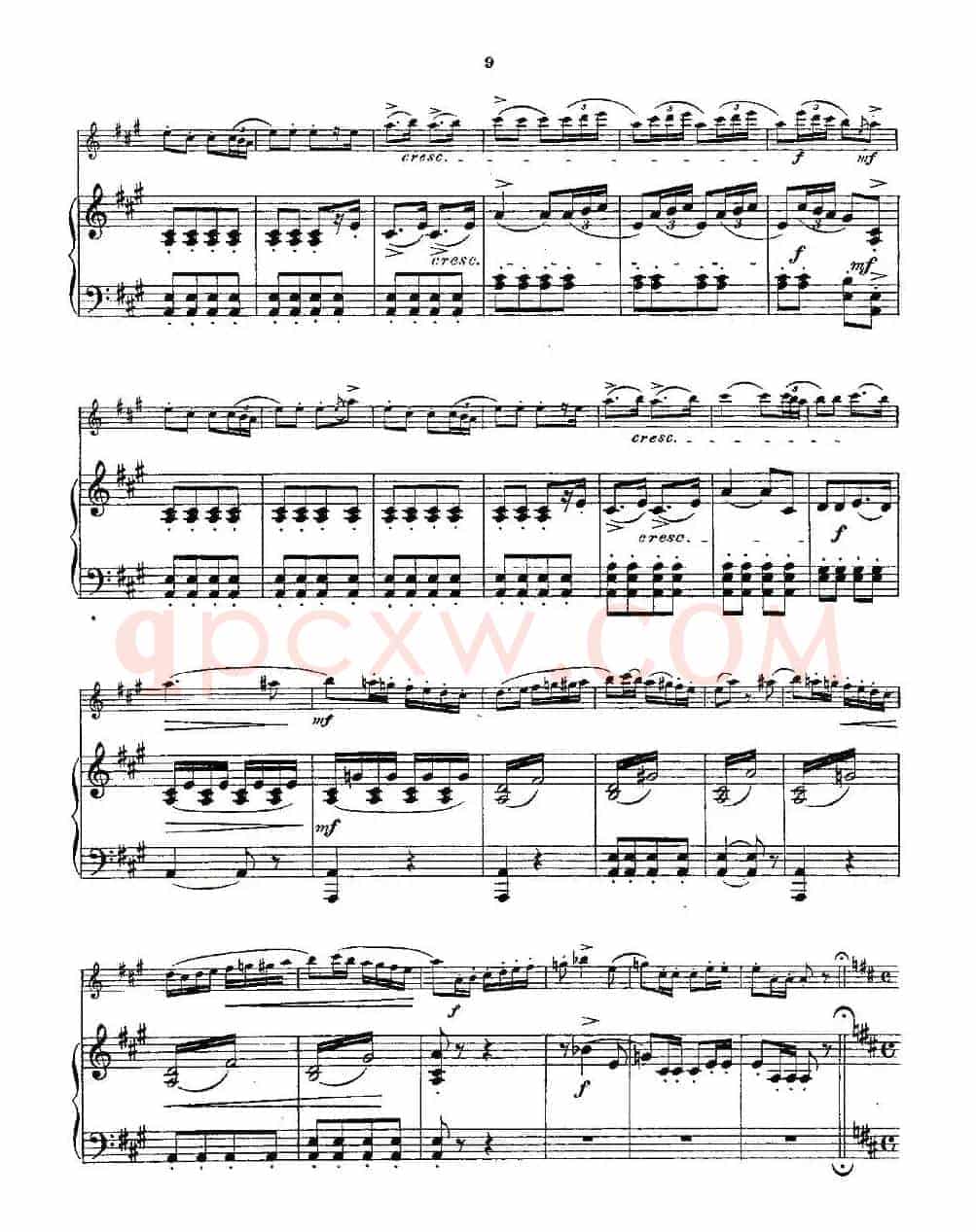 Opern-Transcriptionen.Op.45-3（长笛+钢琴伴奏）