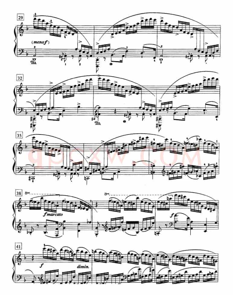 钢琴教程第八级 练习曲（Op.10 No.8）