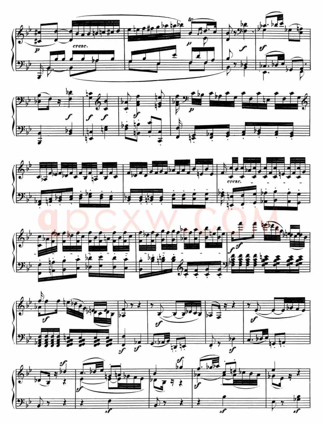 贝多芬钢琴奏鸣曲11 降B大调 Op.22 B-flat major
