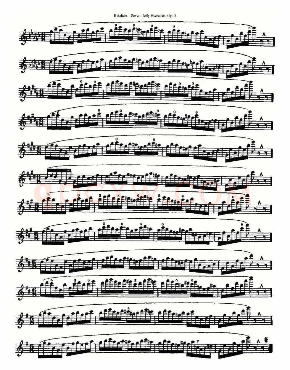 Seven Daily Exercises, Op.5（每日练习七首，作品5号）