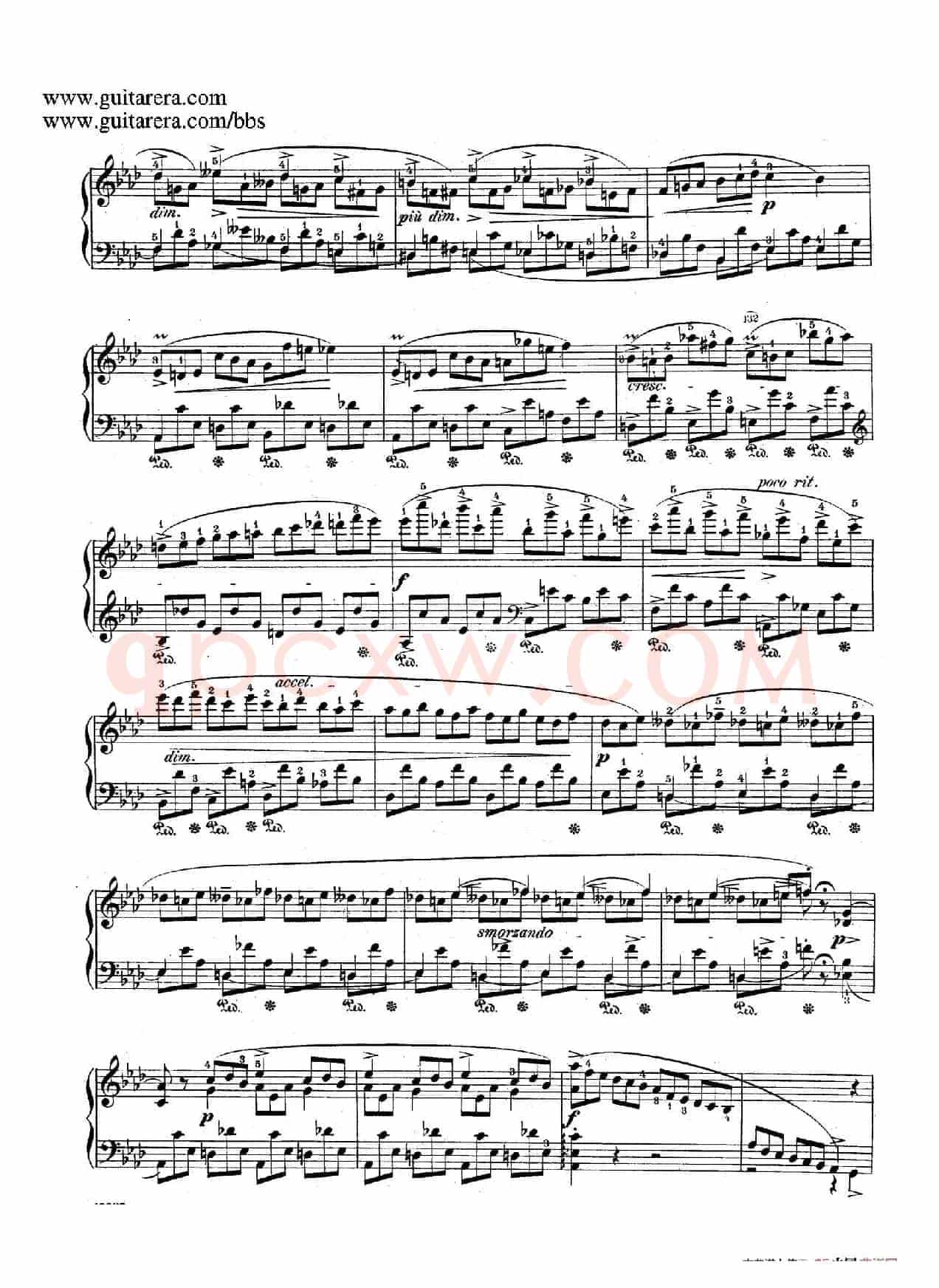 Impromptu in D-flat Major Op.29（降A大调第一即兴曲）