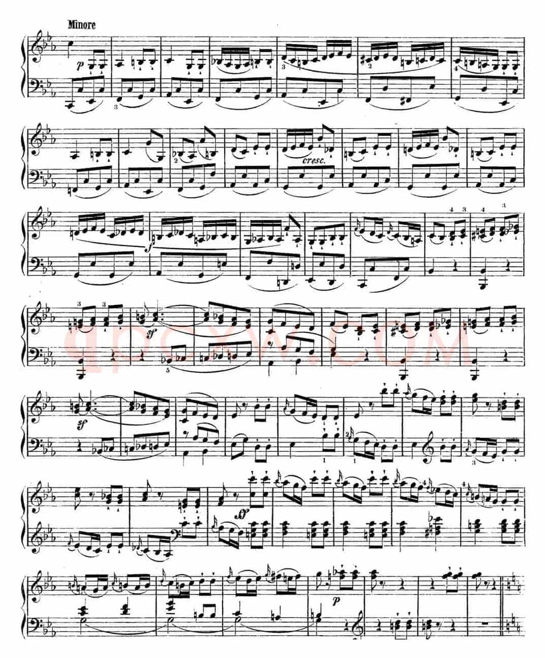 海顿 钢琴奏鸣曲 Hob XVI 48 in C major