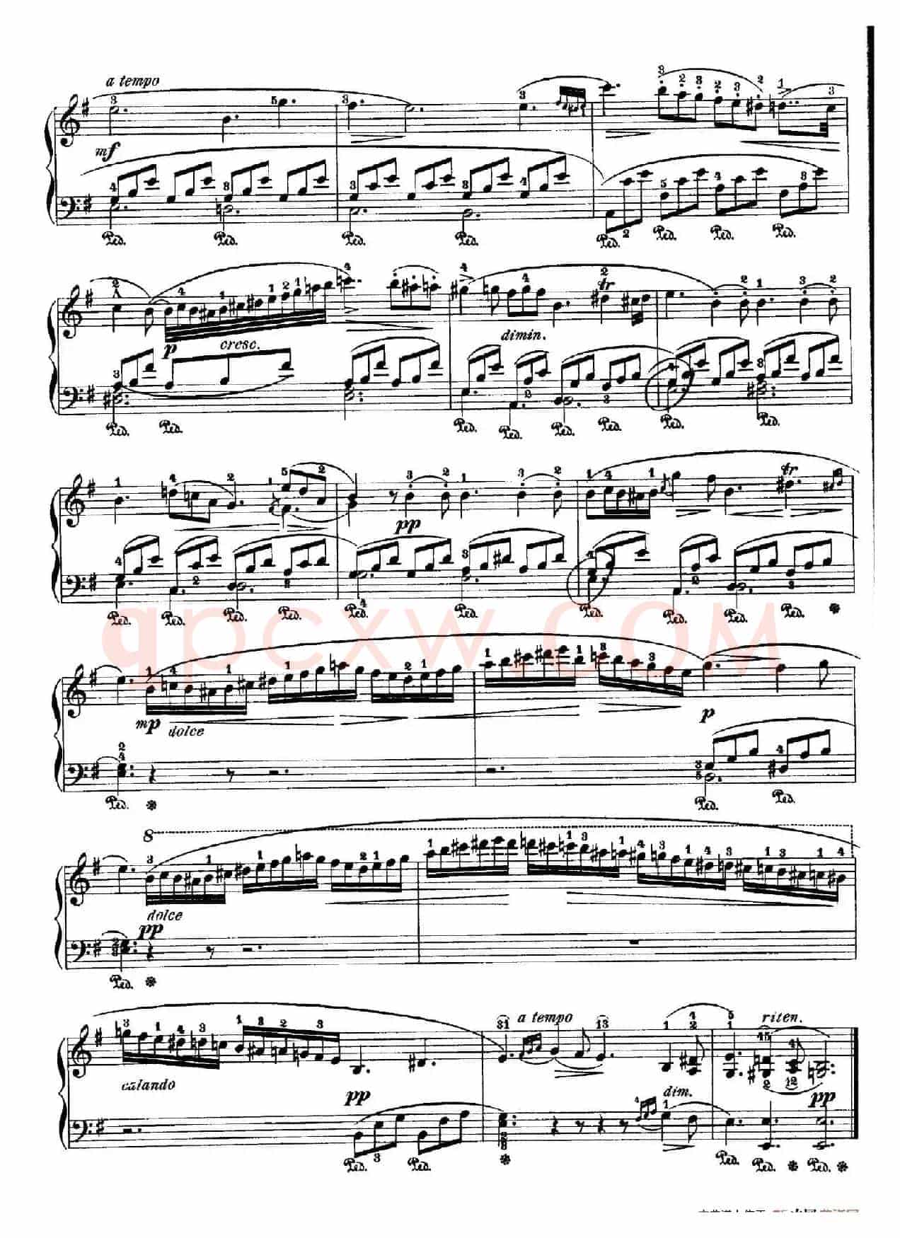 Nocturne No.10 in e Minor（e小调第十号夜曲）