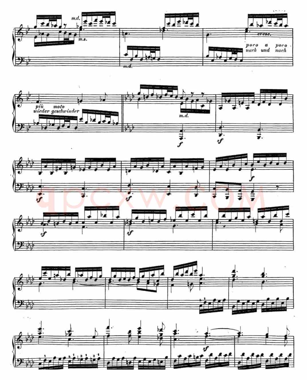贝多芬钢琴奏鸣曲31 降A大调 Op.110 A-flat major
