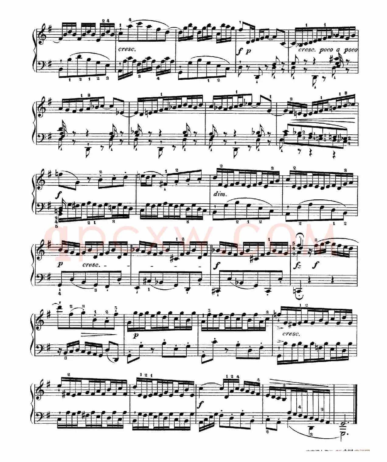 Six Partitas BWV 825-830(6首帕蒂塔·5)