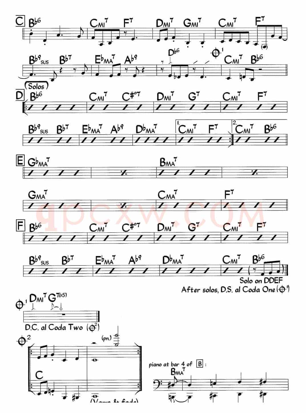 Gertrude's Bounce（爵士钢琴曲）