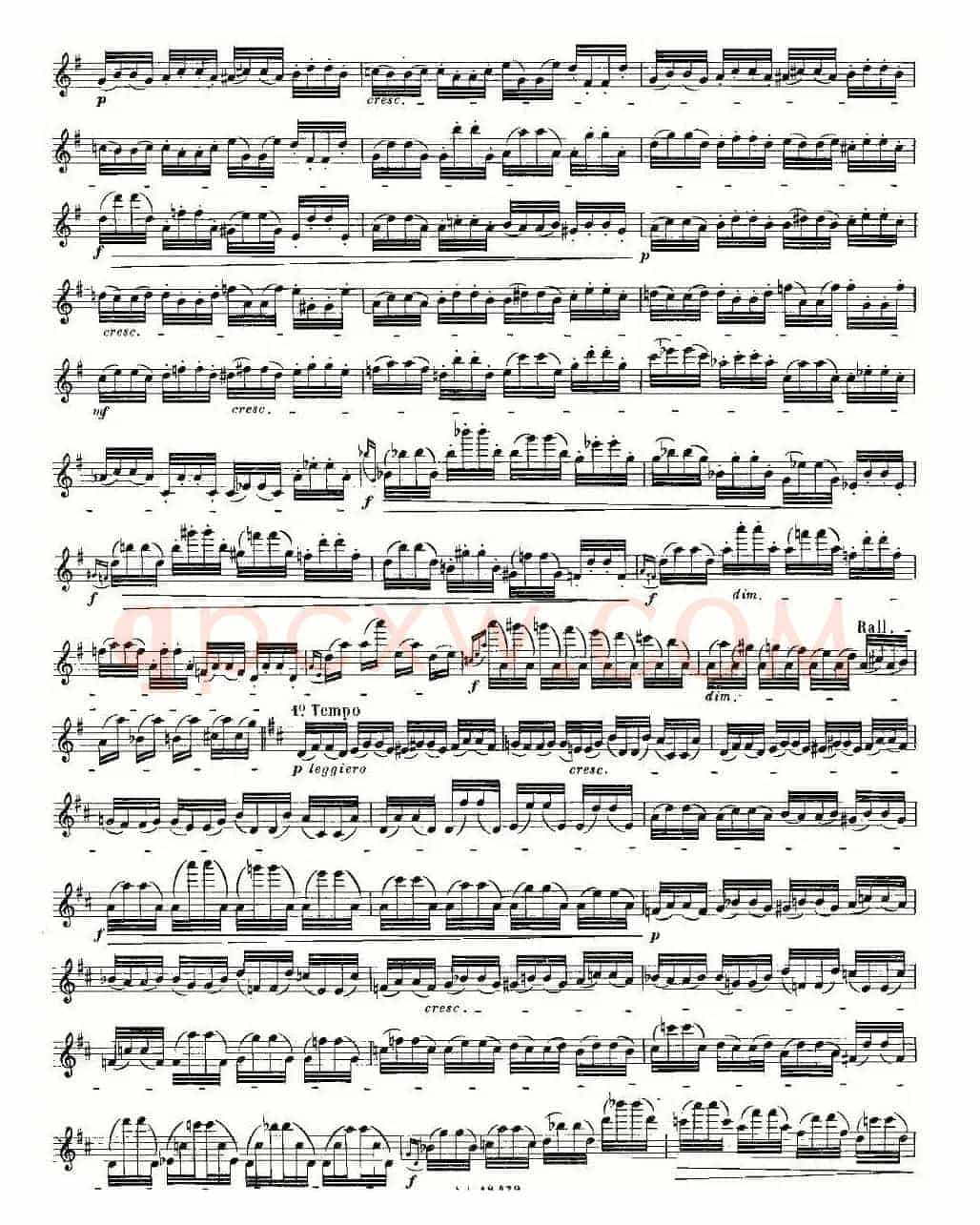 基于维尼亚夫斯基练习曲的10首长笛练习曲之8（Moyse - 10 Studies After Wieniawski）