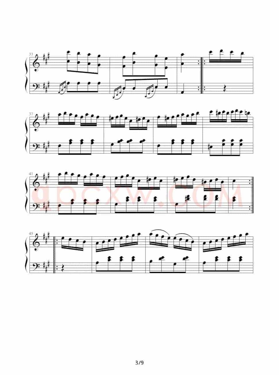 土耳其进行曲（莫扎特曲、魔鬼的枷锁制谱版）