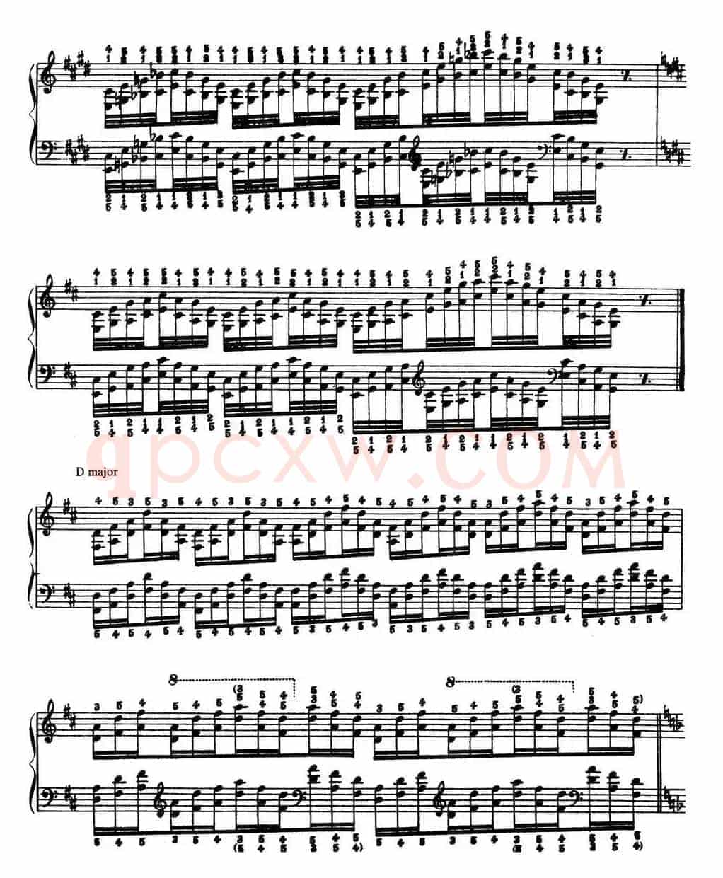 Technical Exercises S.146(李斯特钢琴技巧练习 BOOK Ⅺ)