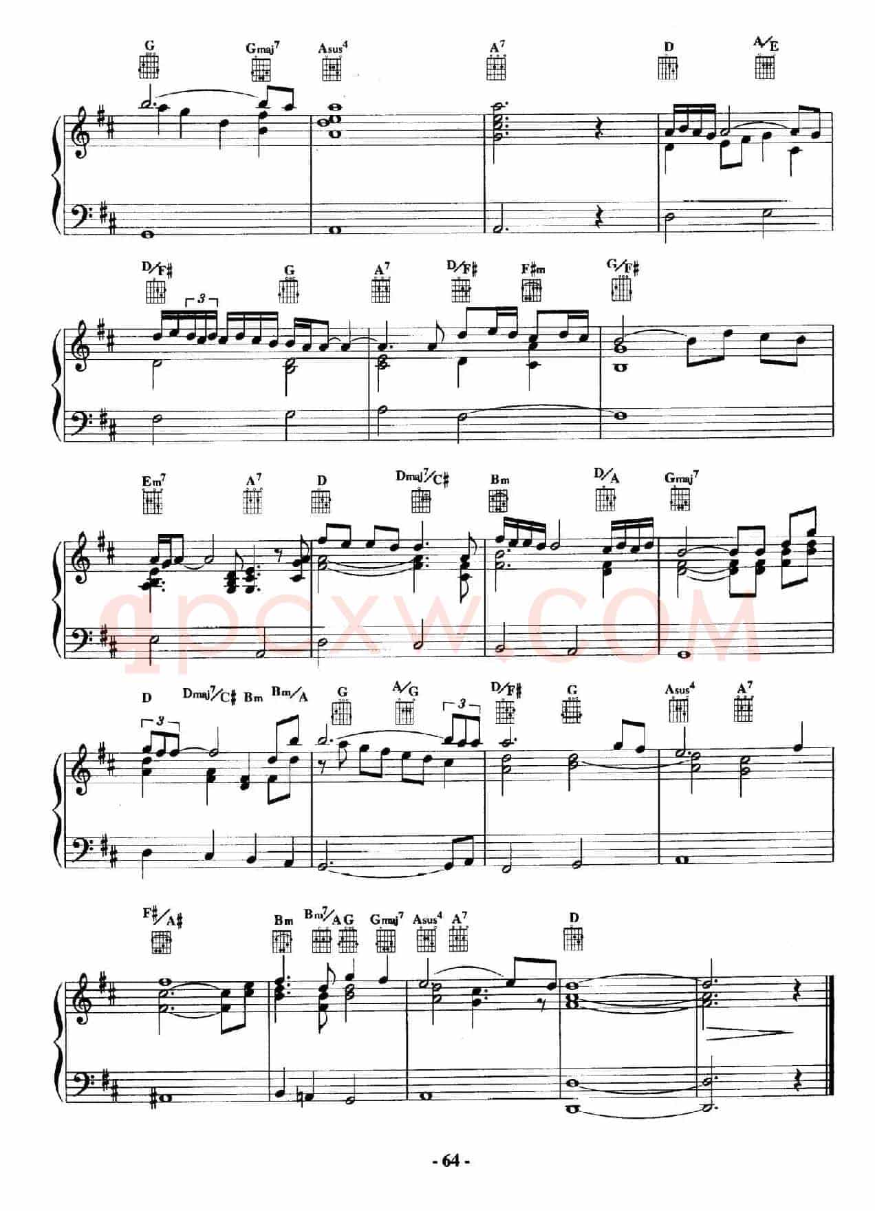 电影配乐大师莫瑞康最佳20首钢琴谱（Best of Ennio Morricone·19）