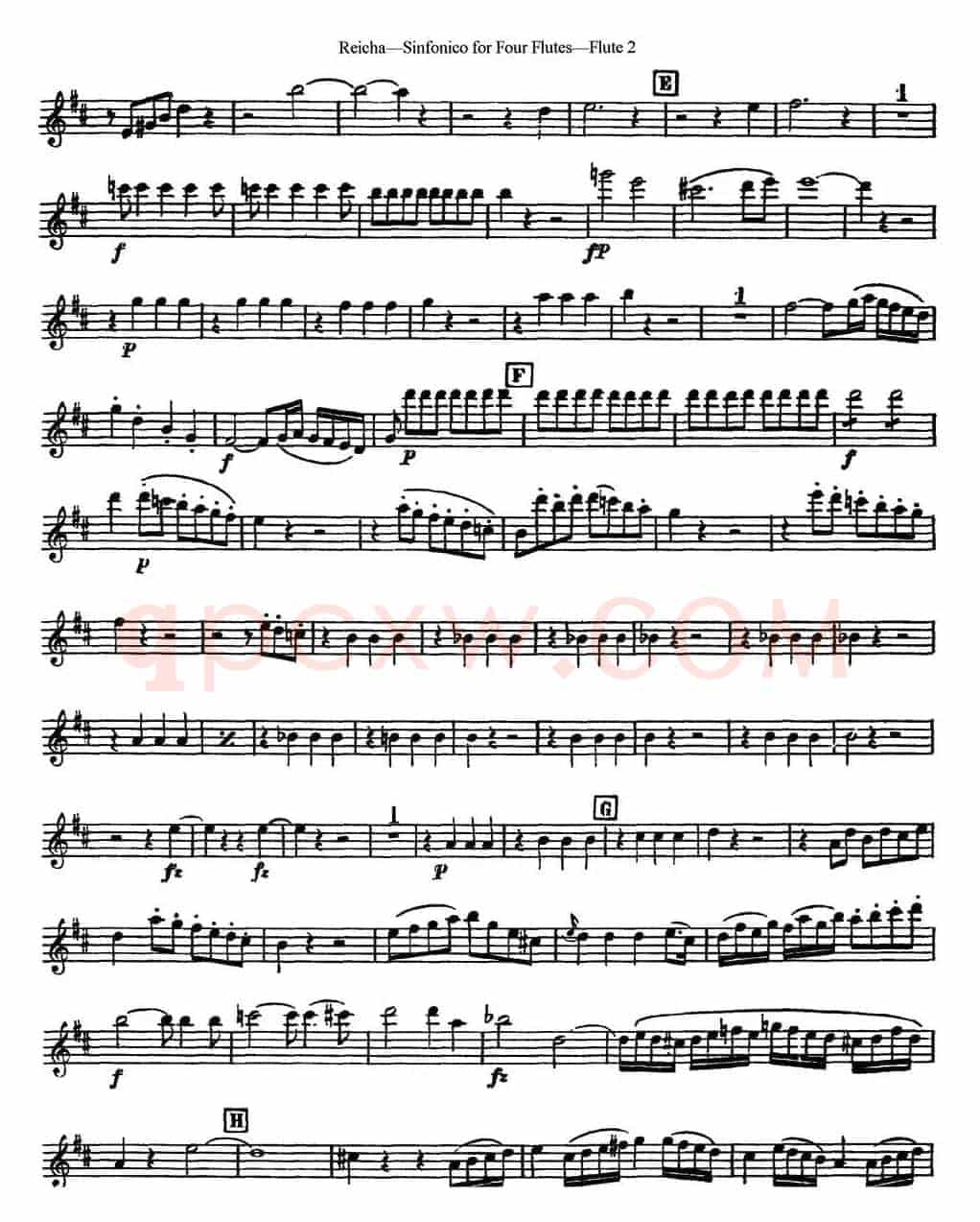瑞查长笛四重奏（Flute 2）