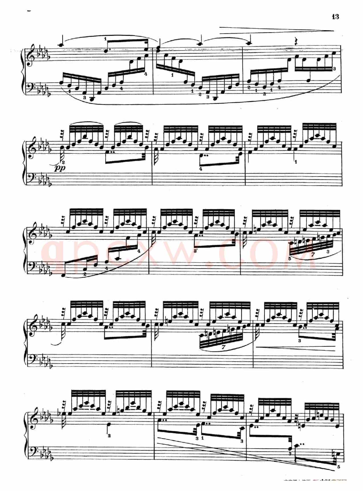 Six Pieces Op.32(6首小品·3. 春之声)