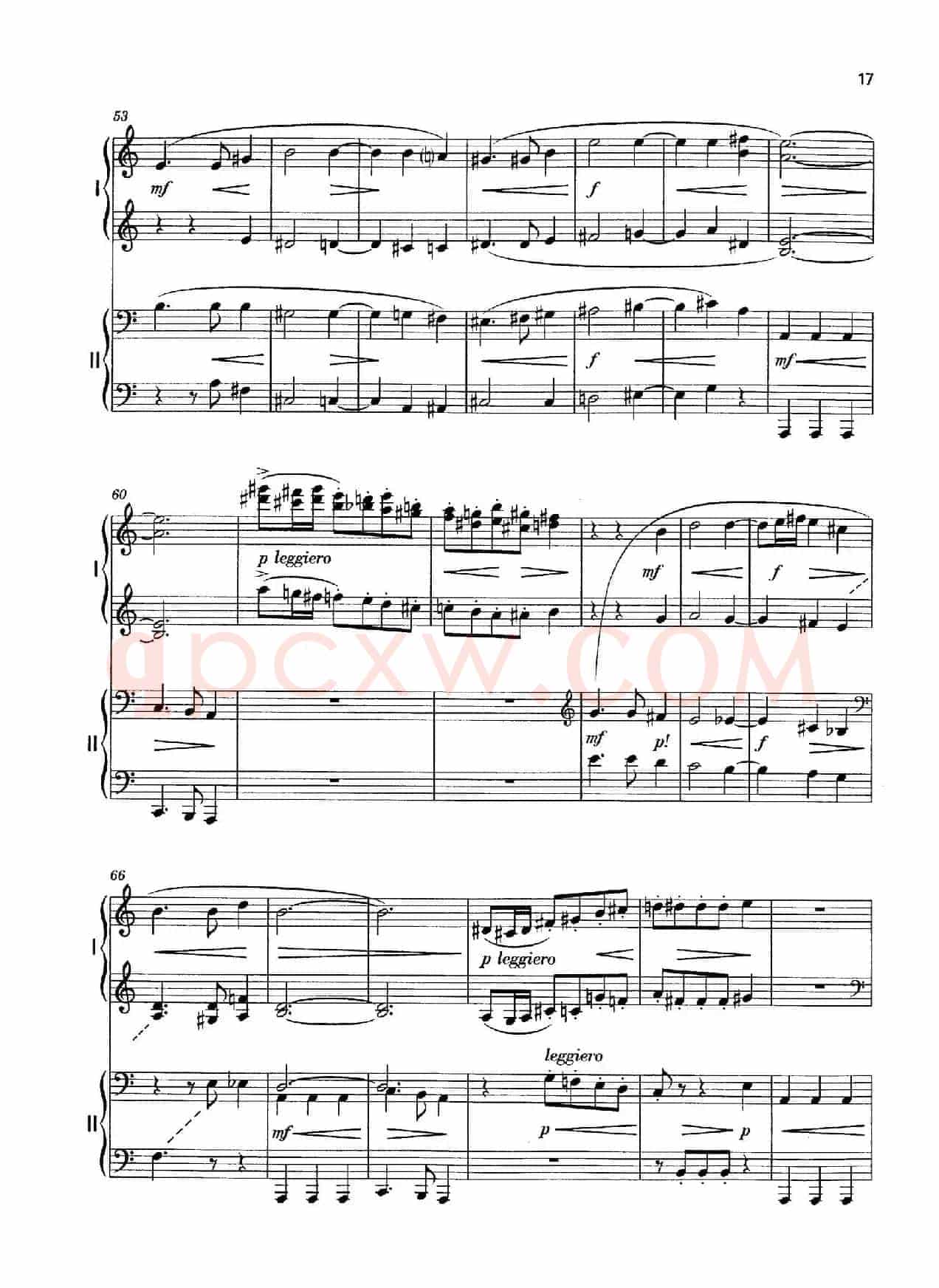 Vier Bagatellen Op.70(4首小品·Ⅱ·四手联弹)