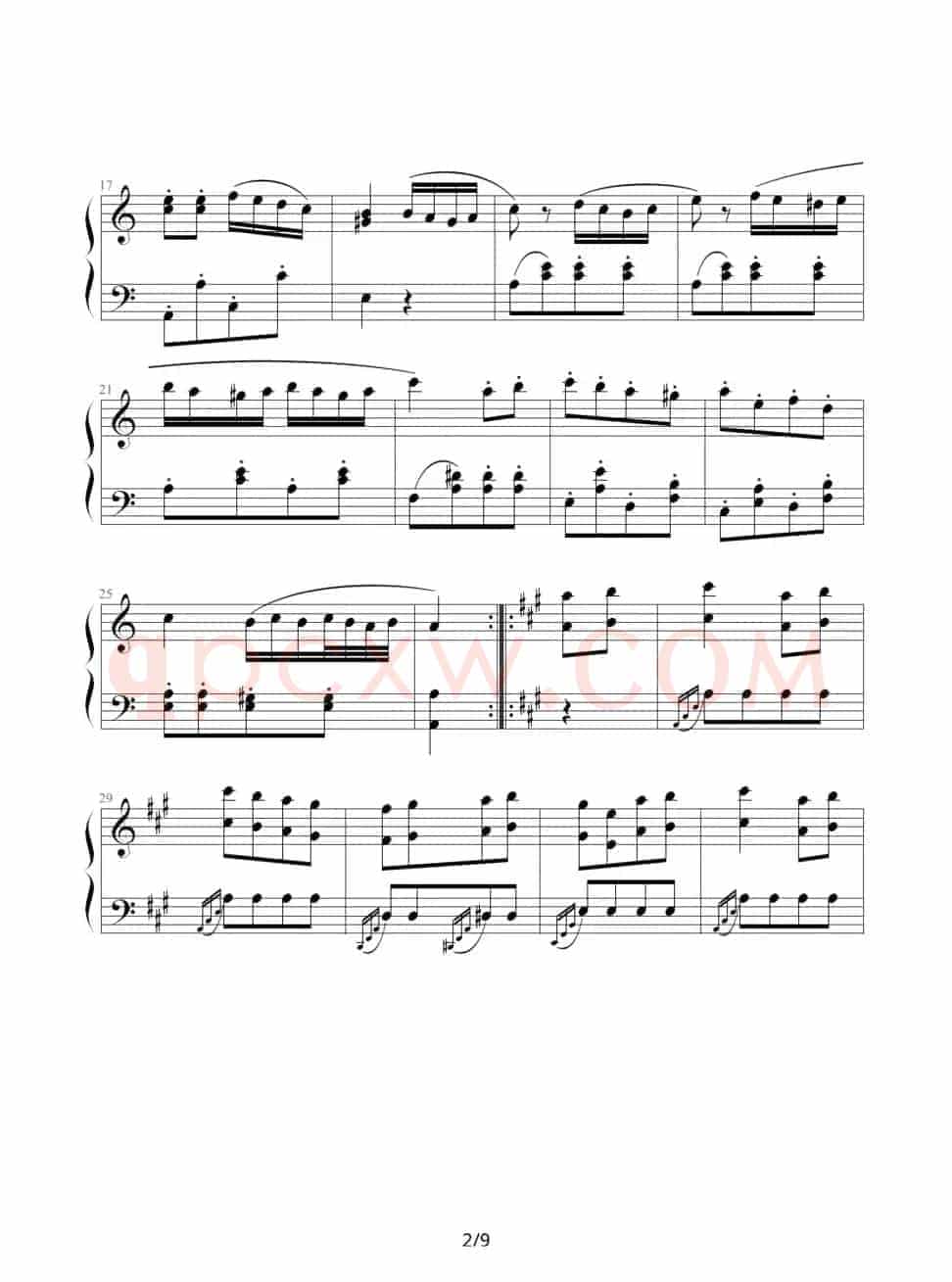 土耳其进行曲（莫扎特曲、魔鬼的枷锁制谱版）
