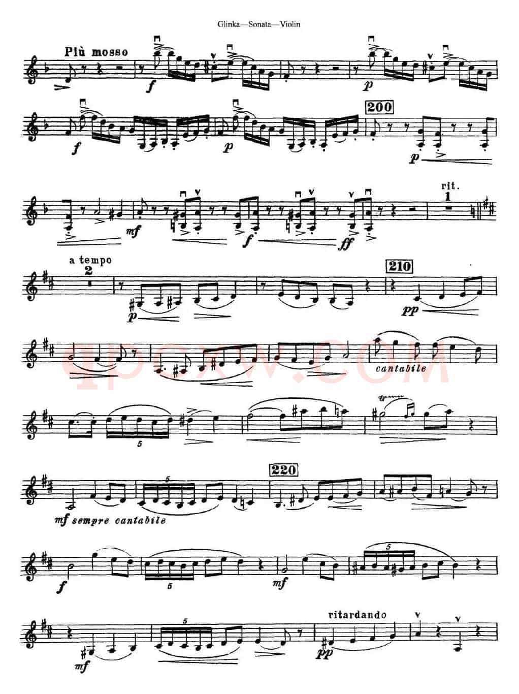 Gli<x>nka Sonata