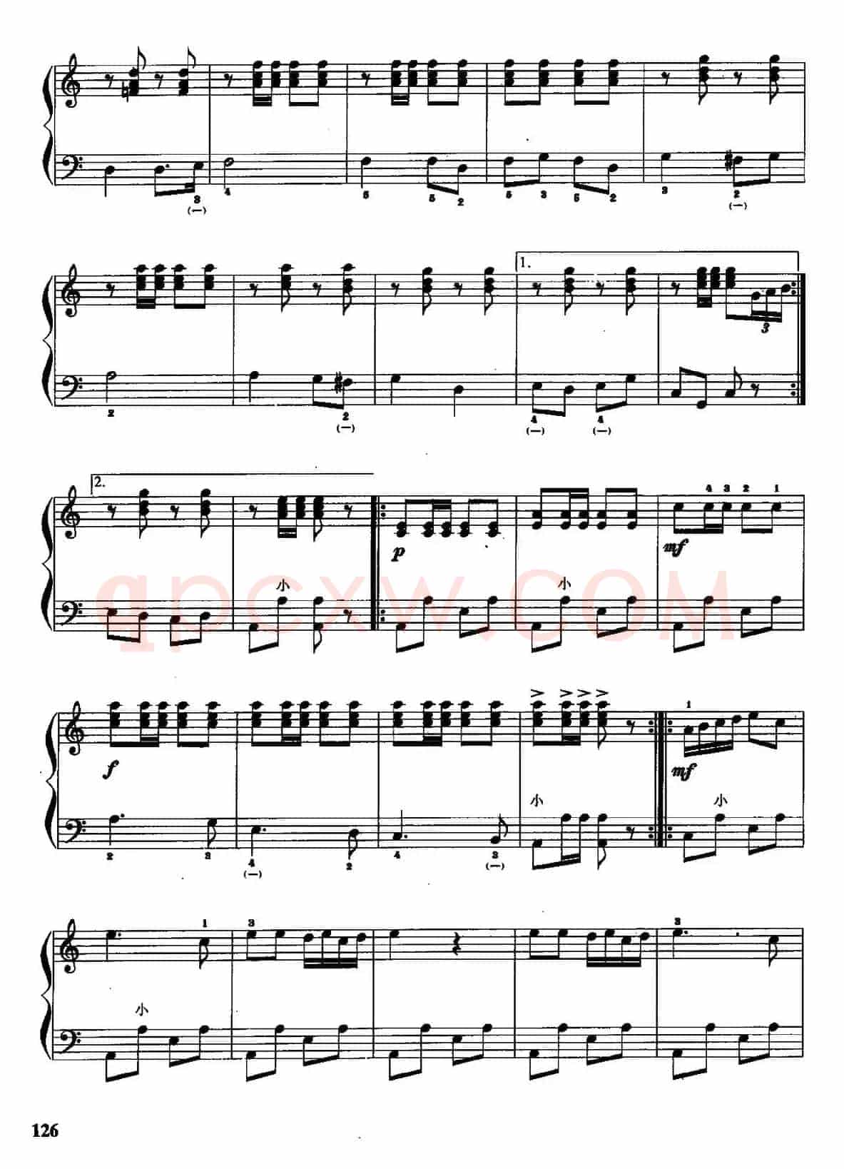 儿童手风琴曲：骑兵进行曲
