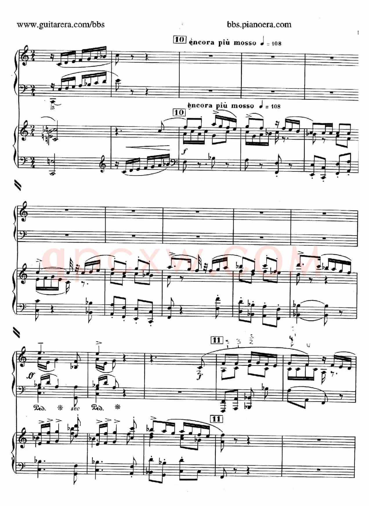 Piano Concerto in c-sharp Minor (升c小调钢琴协奏曲·第一乐章)