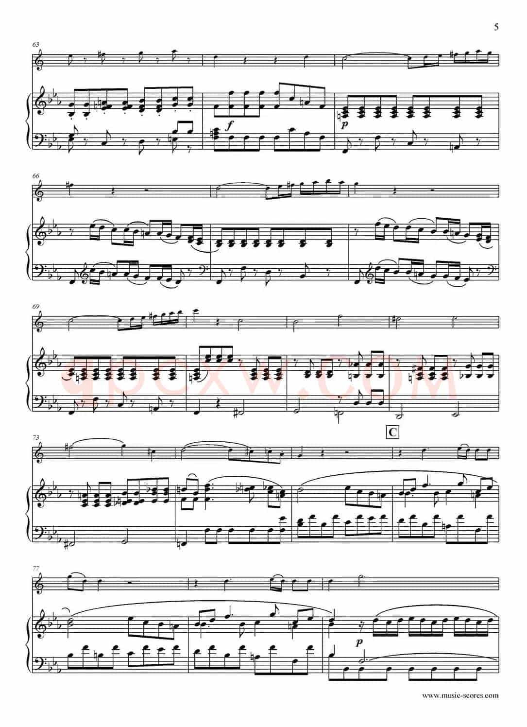 Mozart：Concerto KV495 No.4-1st（中音萨克斯+钢琴伴奏）