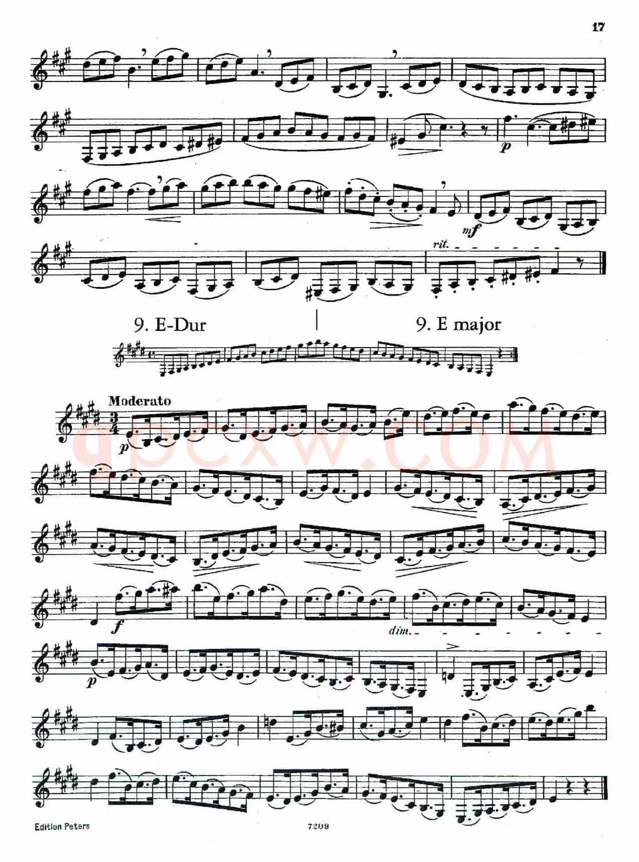 DEMNITZ（单簧管练习曲）