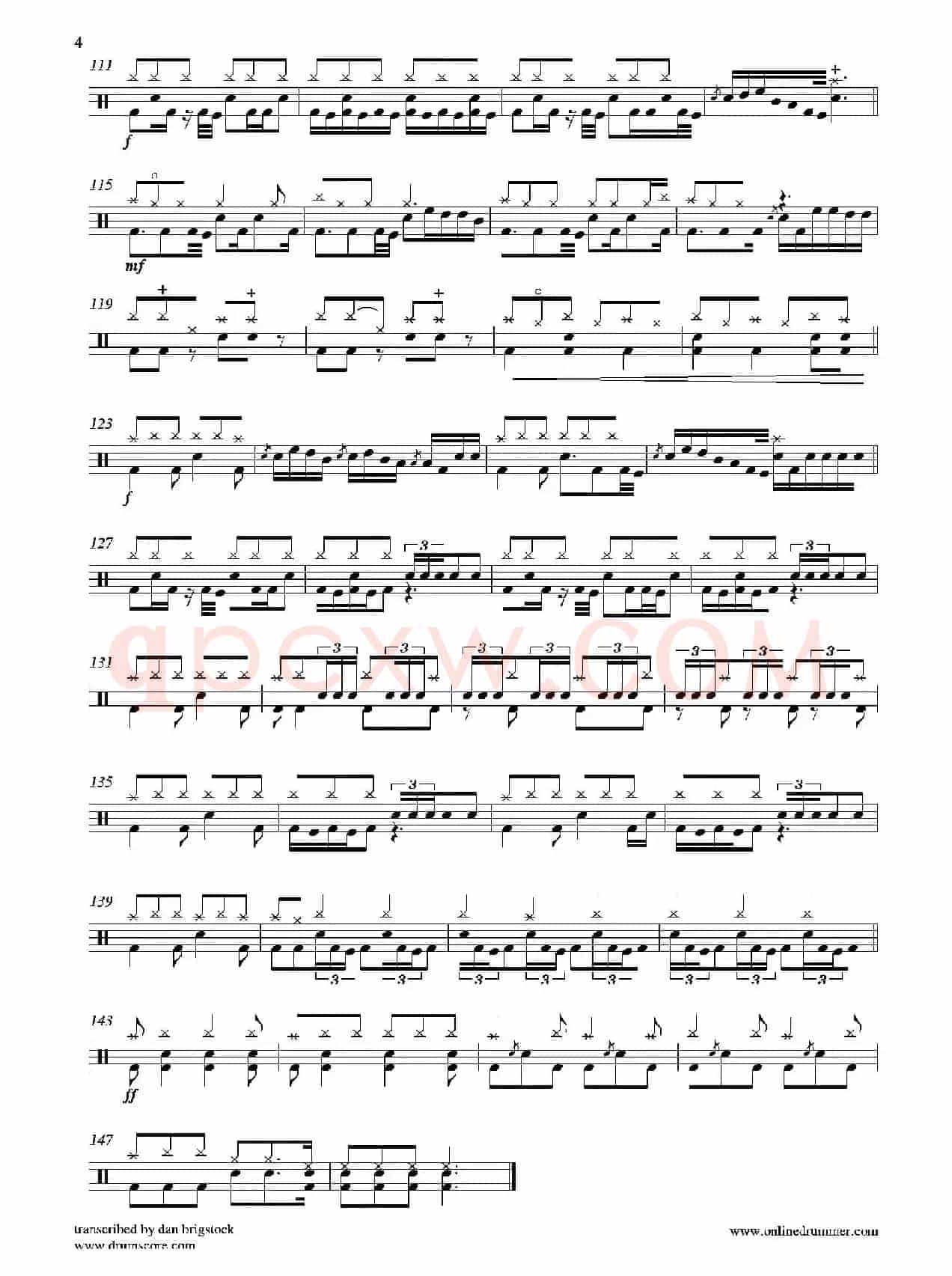 Waltz Of The Flowers.pdf（鼓谱）