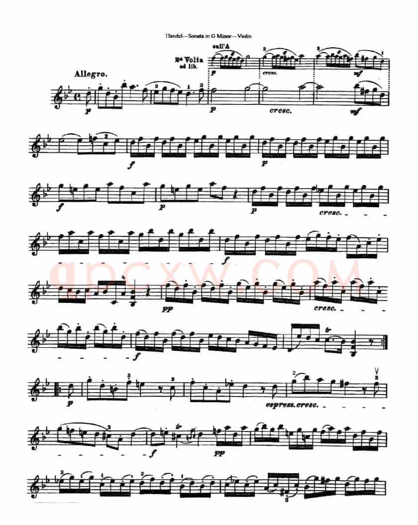 Sonata in G Minor
