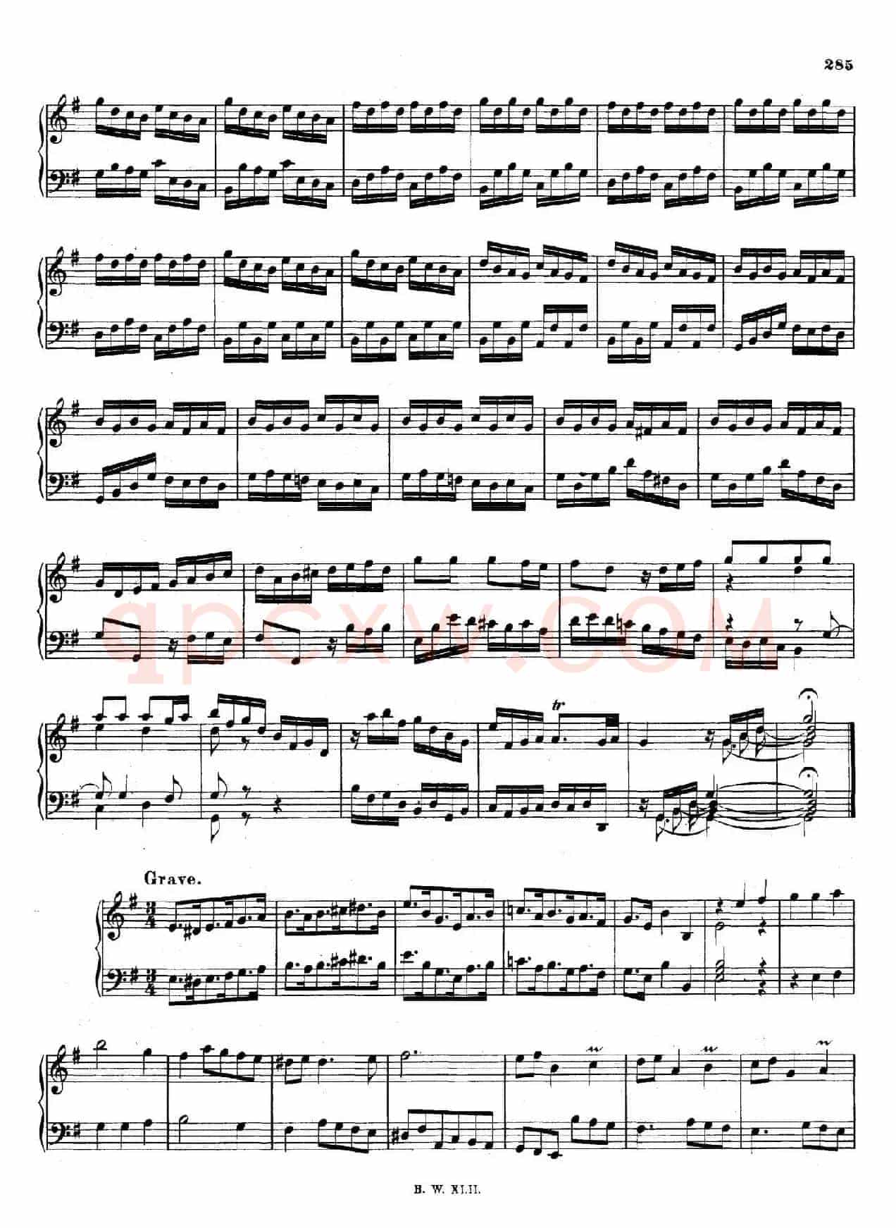 Concerto for Organ in G Major BWV 592(G大调管风琴协奏曲·钢琴独奏版)