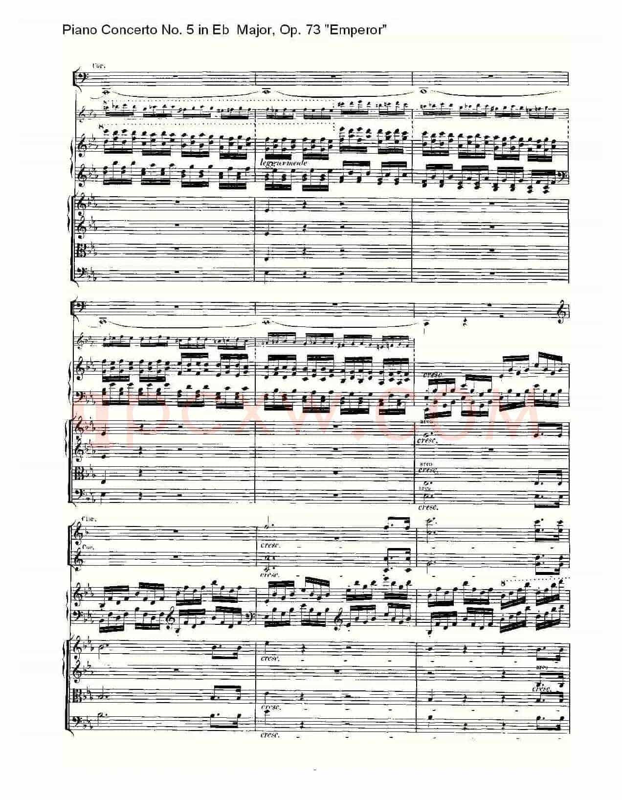 Eb大调钢琴第五协奏曲 Op.73“皇帝” 第一乐章（二）