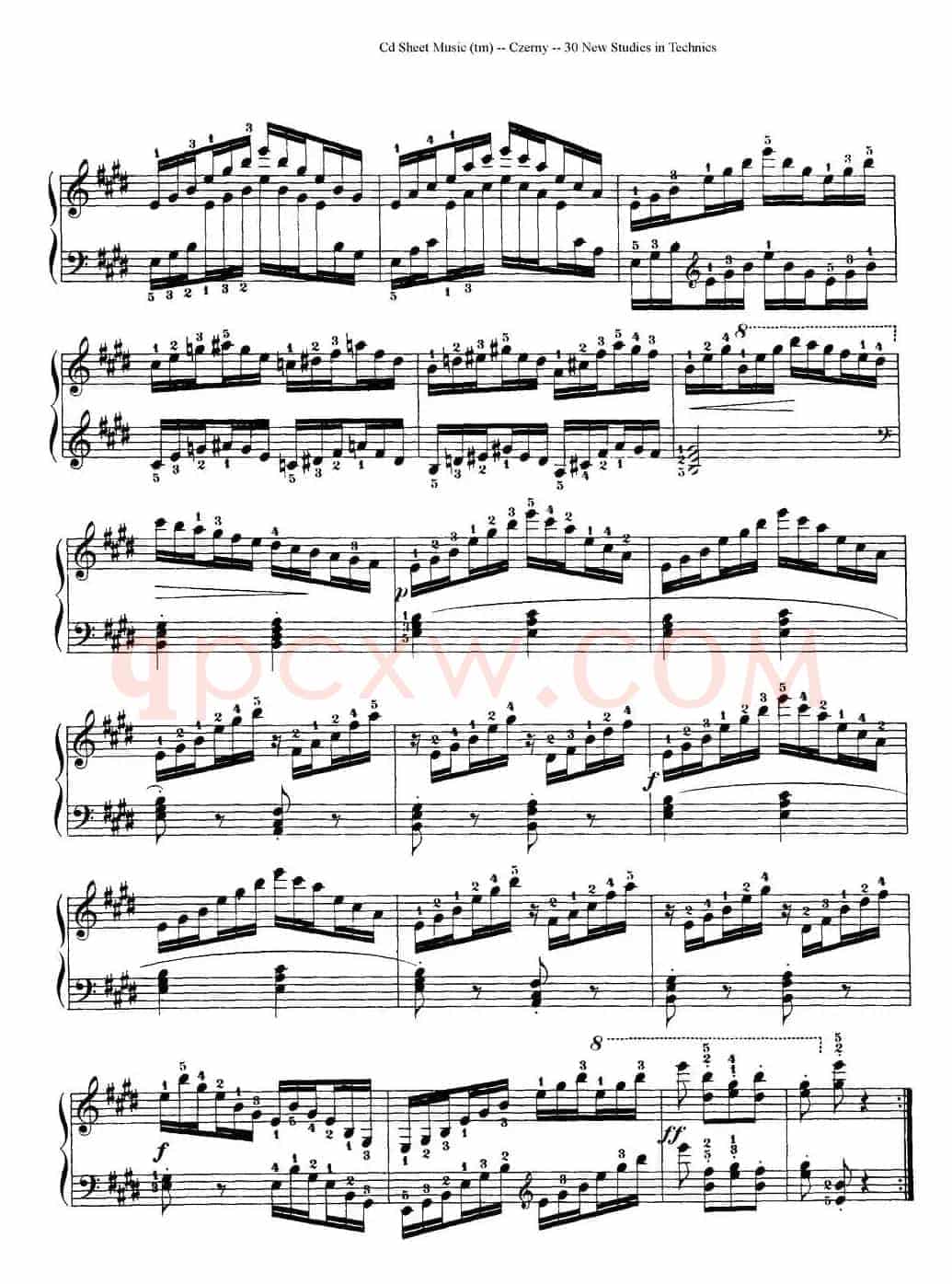 Czerny - 30 New Studies - 15（车尔尼Op849 - 30首练习曲）