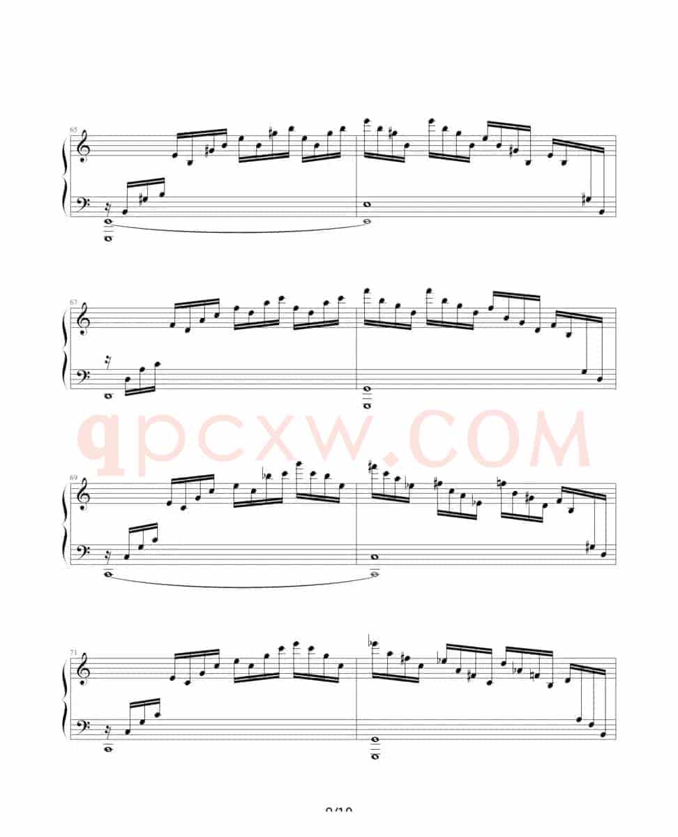 练习曲 Op.10 No.1（ 逃亡圣咏曲）