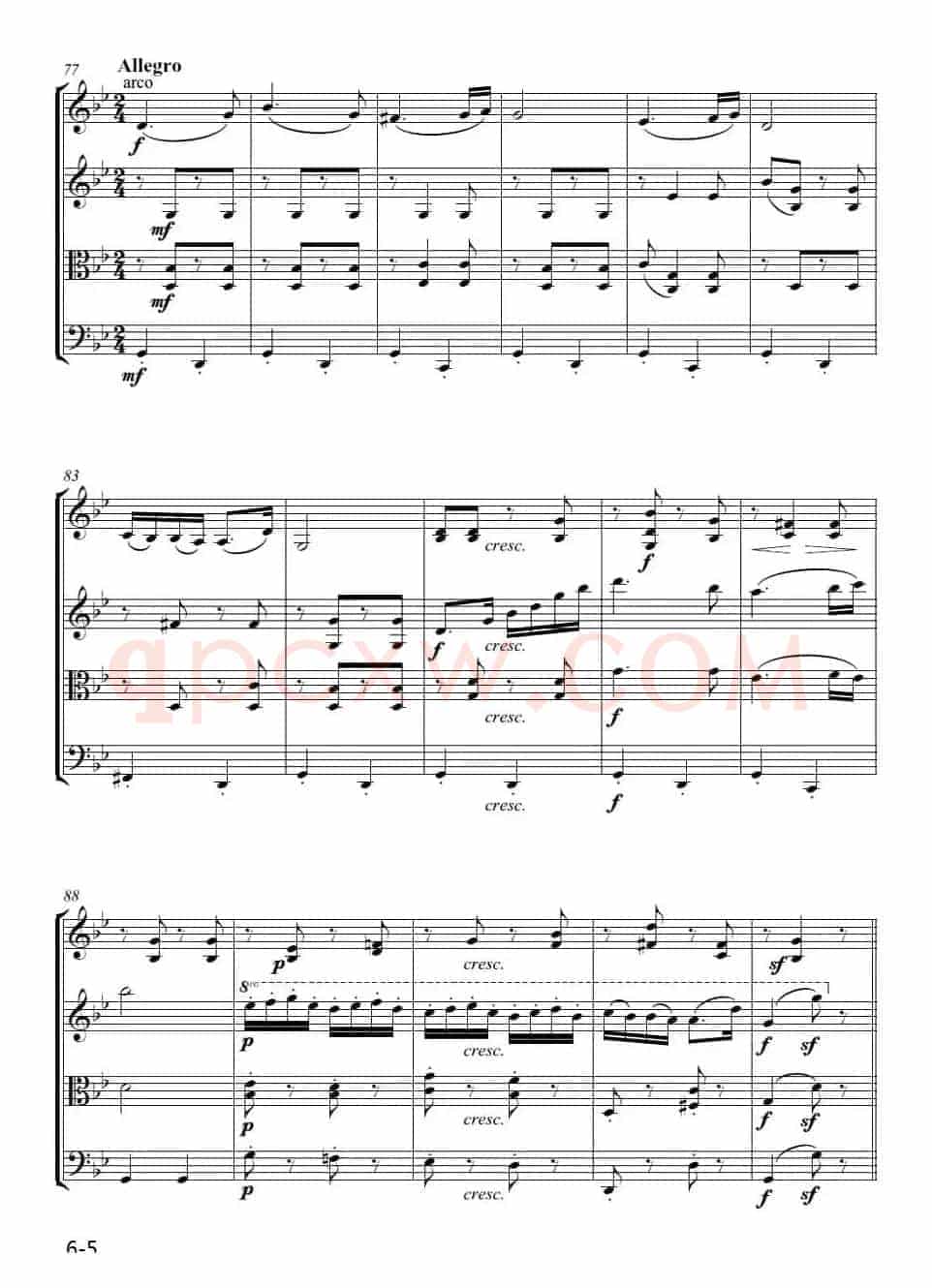 匈牙利舞曲（弦乐四重奏）