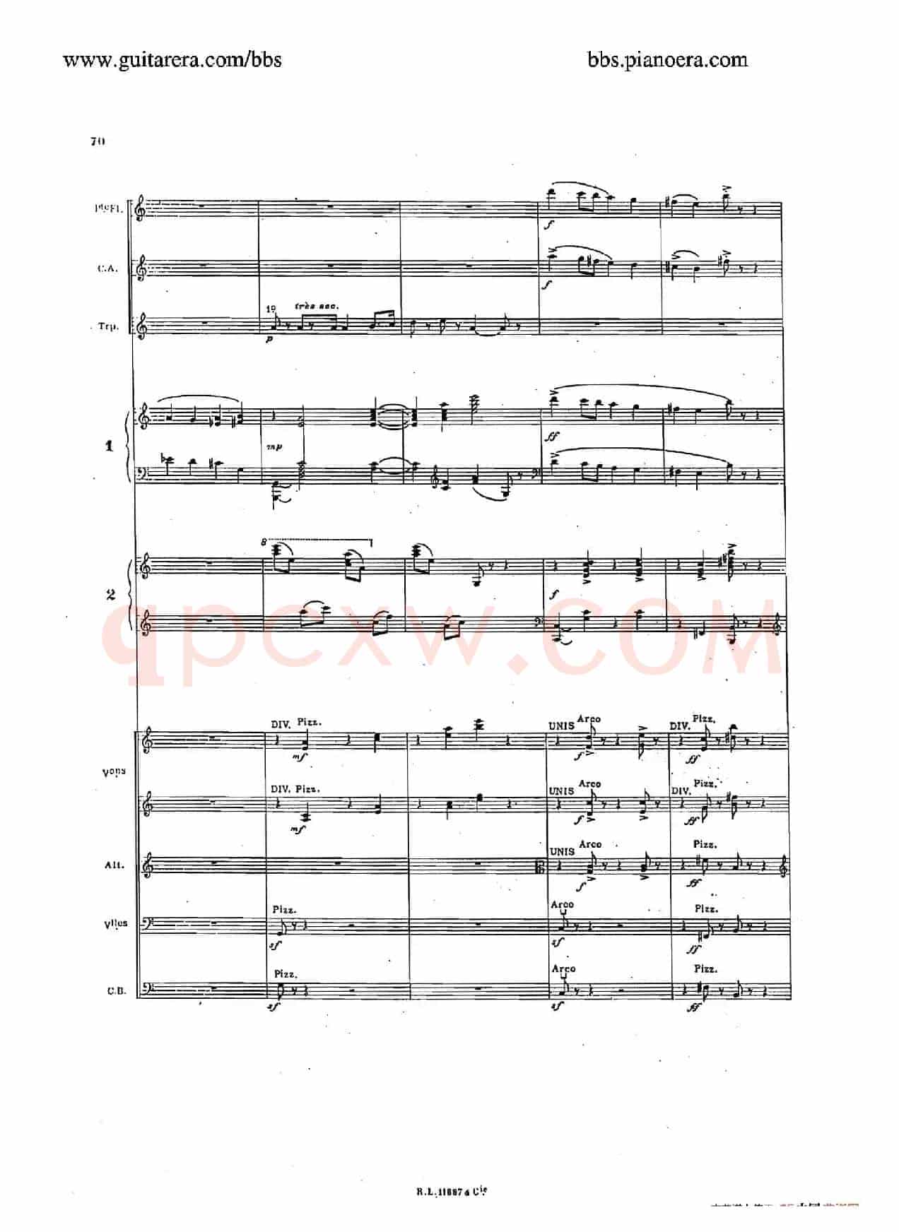Concerto for 2 Pianos in d Minor(d小调双钢琴协奏曲·总谱)
