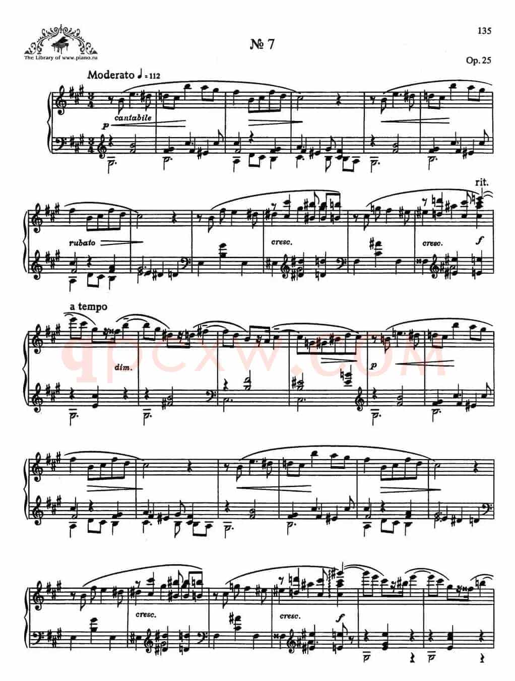 9首玛祖卡舞曲 Op.25（No.7）