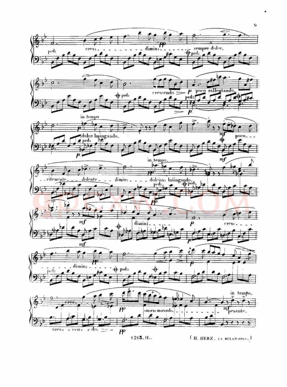 3 Nocturnes Caractéristiques Op·45(3首个性夜曲·2)