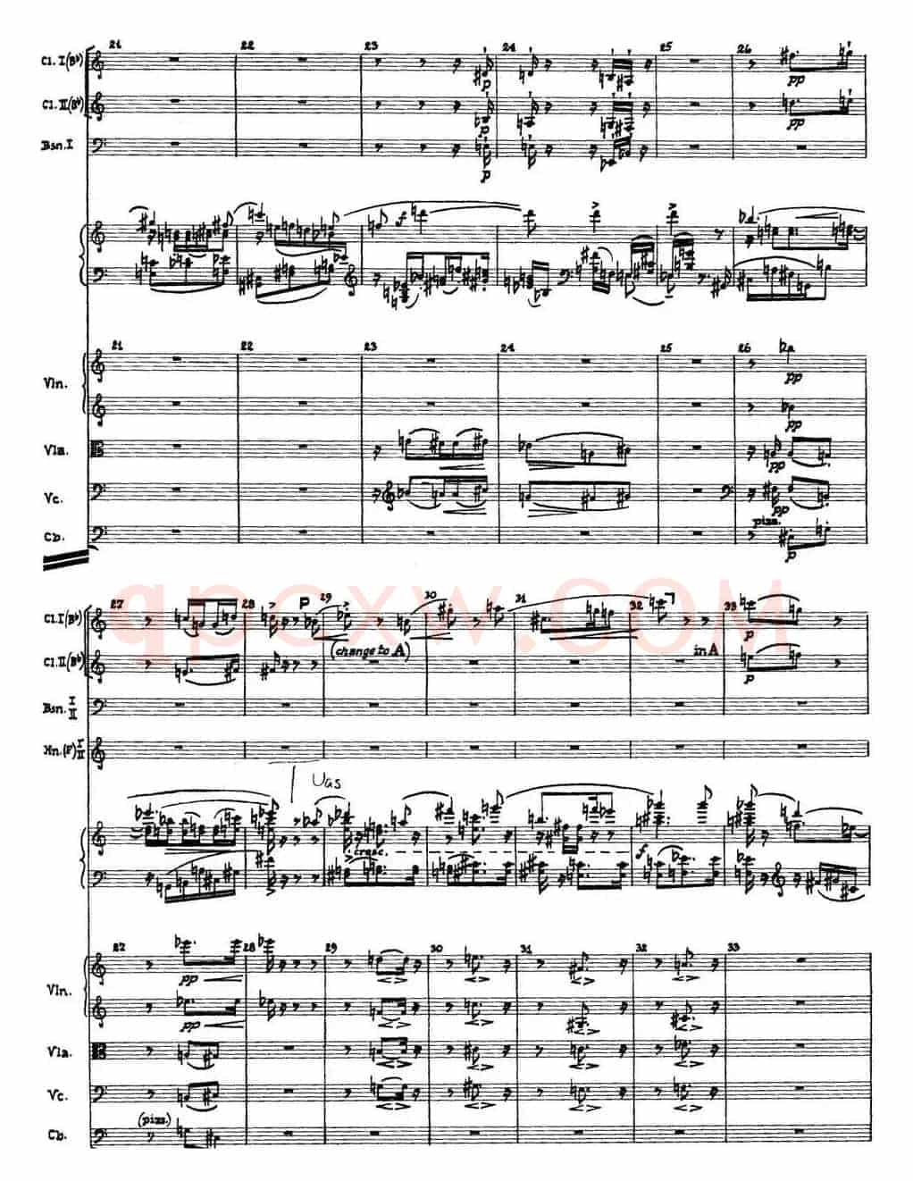 Piano Concerto Op.42（钢琴协奏曲总谱P1-34）