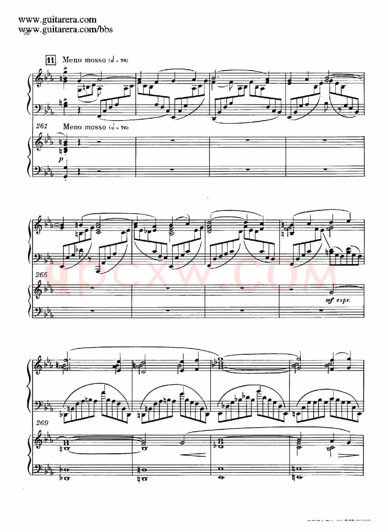 c小调第二钢琴协奏曲 Op.18(双钢琴·第一乐章)