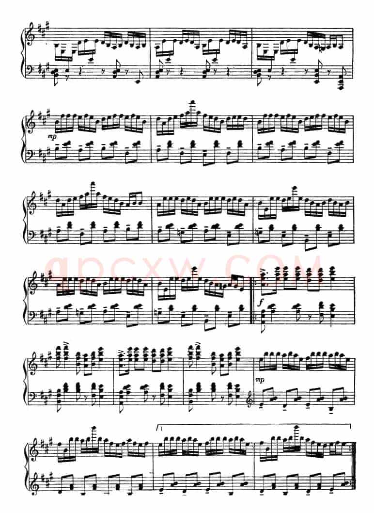 钢琴独奏·革命现代舞剧《红色娘子军》组曲（1．娘子军操练）