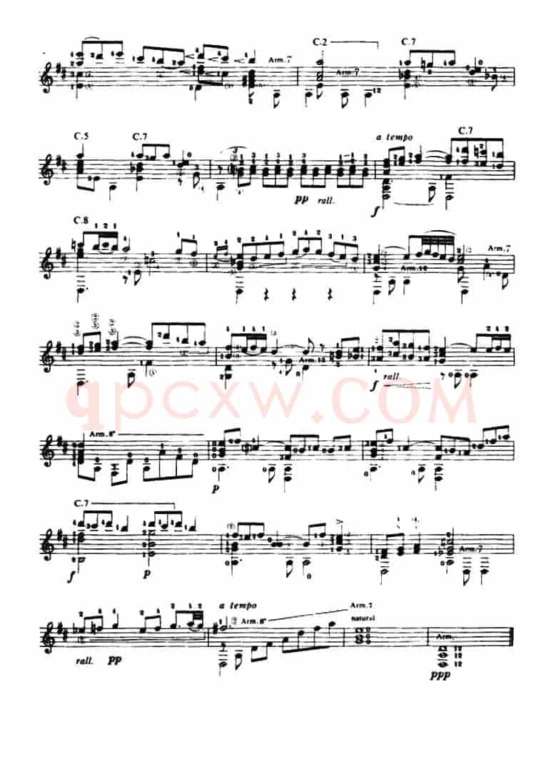 奏鸣曲·第二乐章（古典吉他）