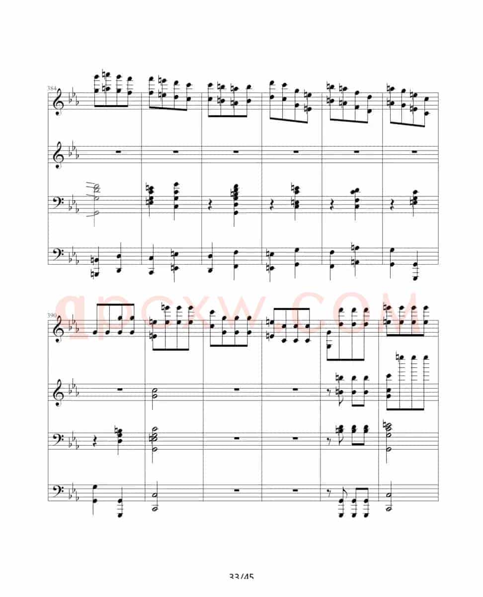 命运交响曲（四手联弹）