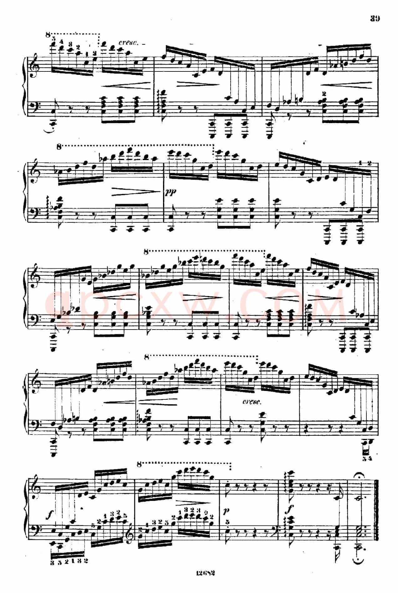 Douze Etudes de Salon Op.5（12首沙龙练习曲·7）