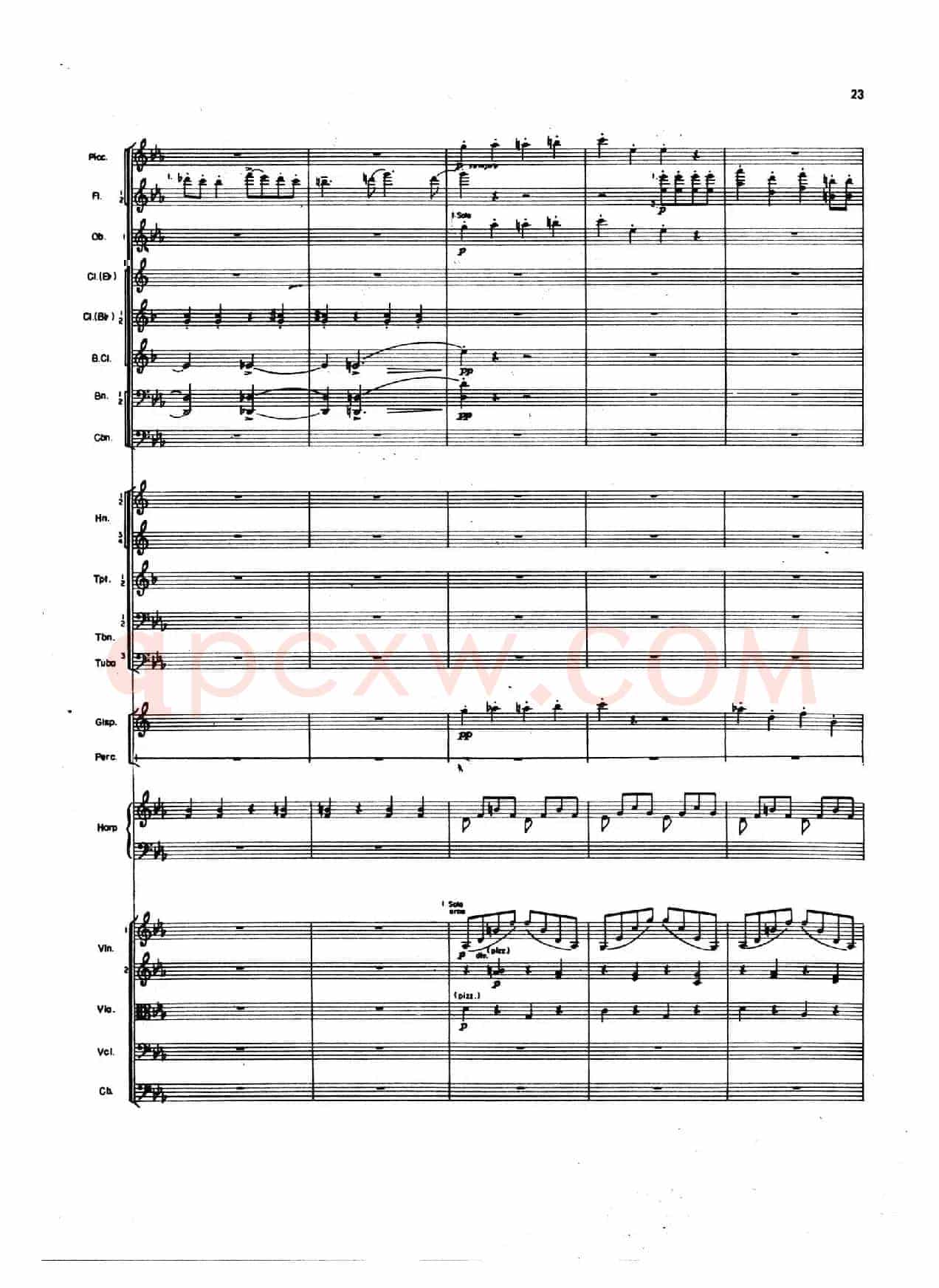 OVERTURE TO CANDIDE(《坎迪德》序曲)(交响乐总谱)
